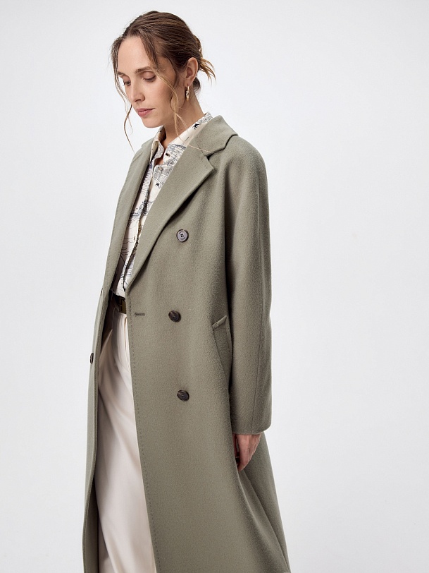 Пальто из шерсти с мембраной