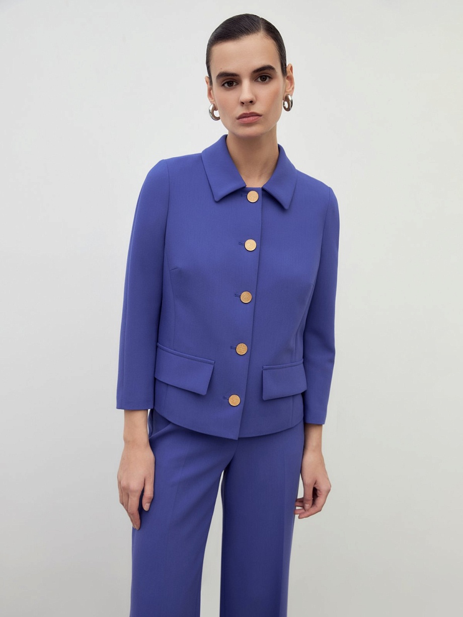 Укороченный жакет в стиле 60-х