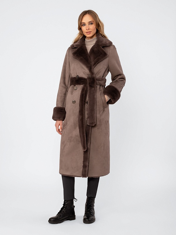 Дубленка из экомеха