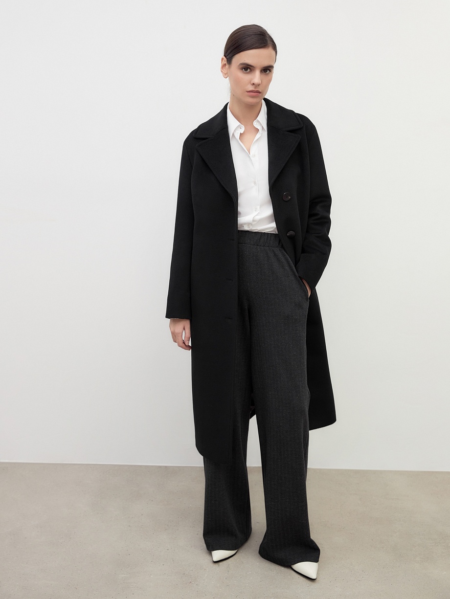 Пальто из 95% шерсти с мембраной