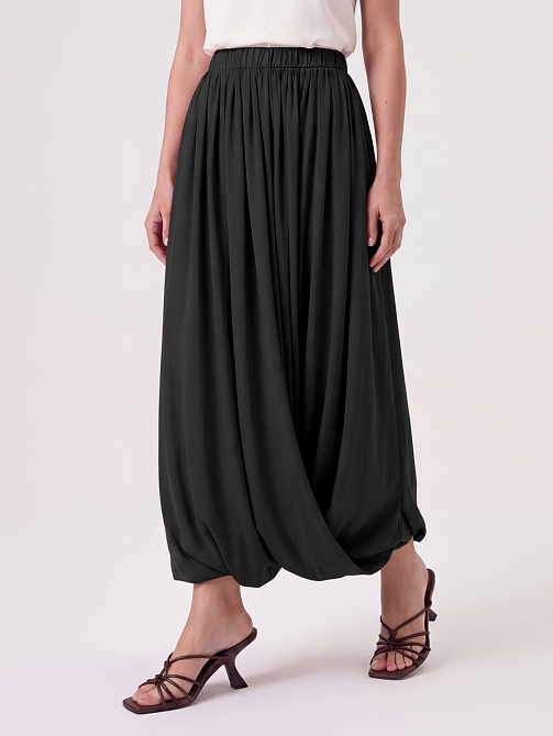 Асимметричная юбка-баллон