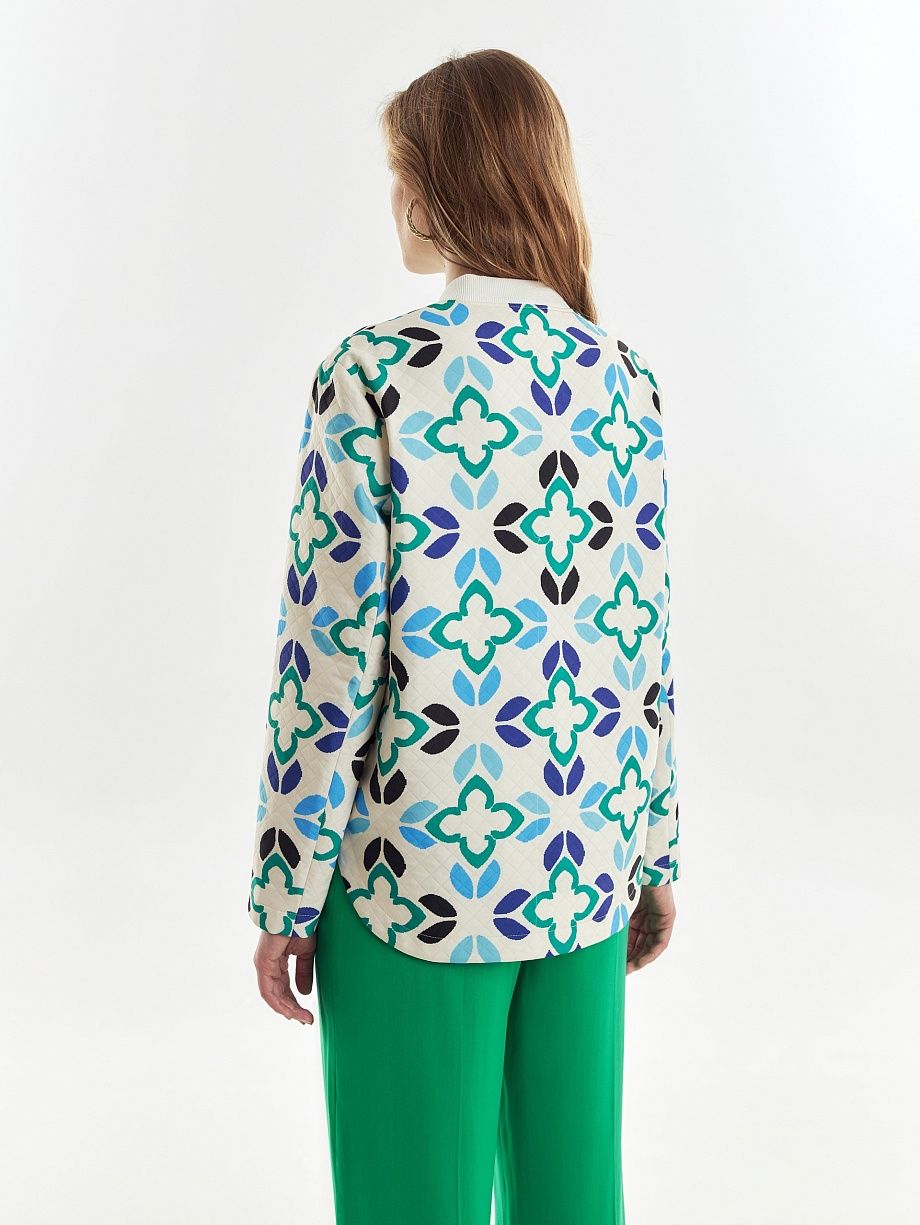 Стёганый жакет на молнии