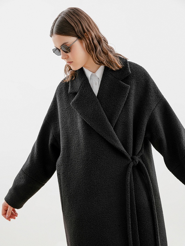 Шерстяное пальто еврозима с мембраной и утепленной спинкой