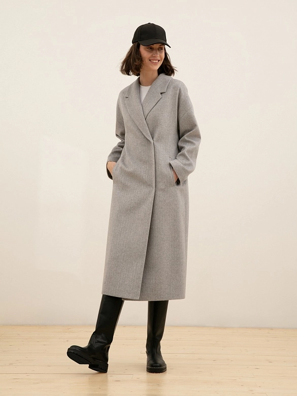 Пальто женское демисезонное с мембраной Серый арт.3018924p10091 купить ...
