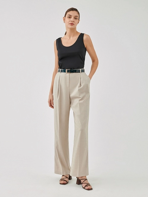 Серые брюки женские купить в интернет-магазине Pompa