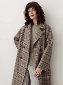 Пальто с мембраной Бежево-серо-коричневый арт.3015540p10090 купить в Москве, СПБ и во всей России